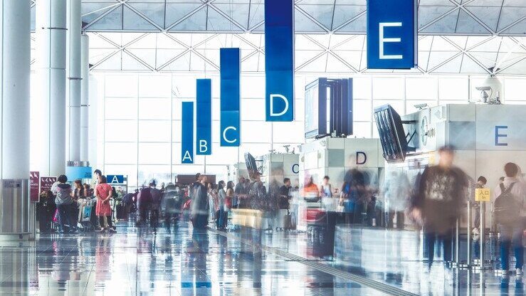 Terminal at Hong Kong International Airport