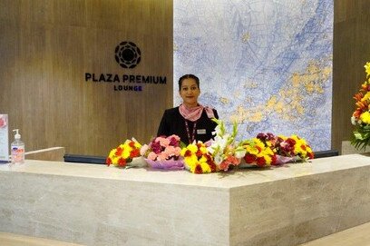 Refurbished Plaza Premium Lounge at Domestic Departures of GMR Hyderabad International Airport