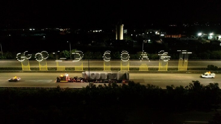 Delivery of first Gold Coast Airport aerobridge