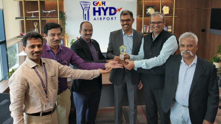 GMR Hyderabad International Airport  Receives ACI Asia–Pacific Green Airports Recognition Fifth Time in a Row 