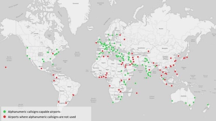 Airports Encouraged to Adopt Alphanumeric Callsigns