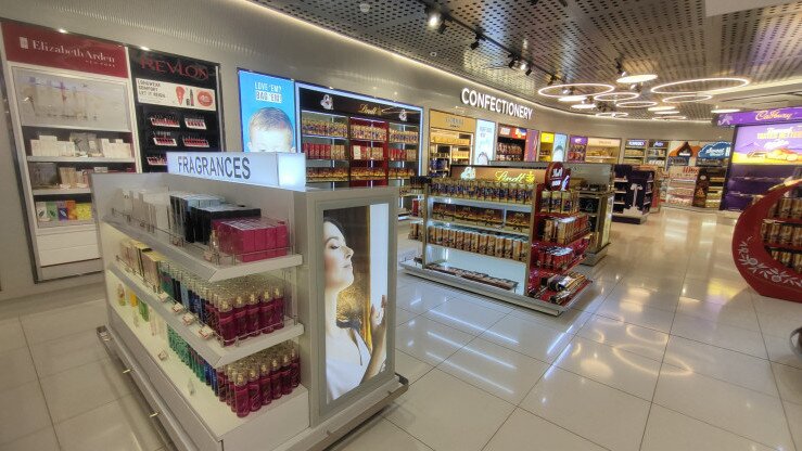 Hyderabad Duty Free, India airport, HYD