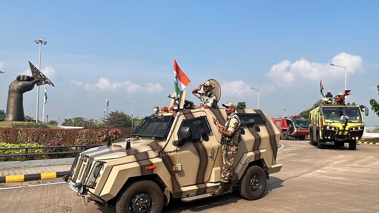 Mangaluru International Airport Limited, CISF, India Republic Day 