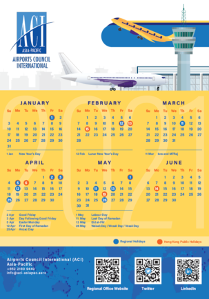 ACI Asia-Pacific Calendar 2021